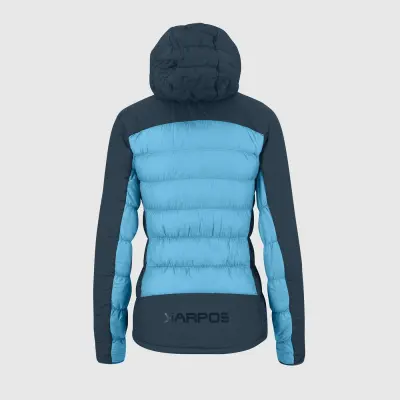 Modrá outdoorová bunda dámska Karpos Lastei Active Plus.