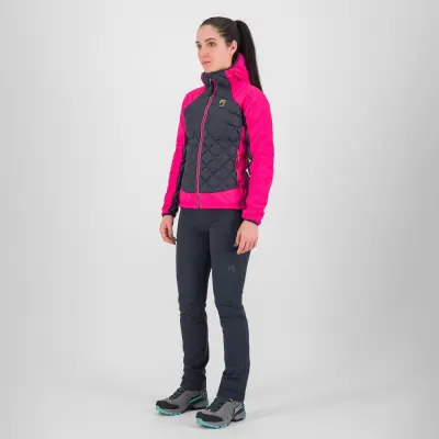 Outdoorová růžová/sivá bunda dámska Lastei Active Plus.