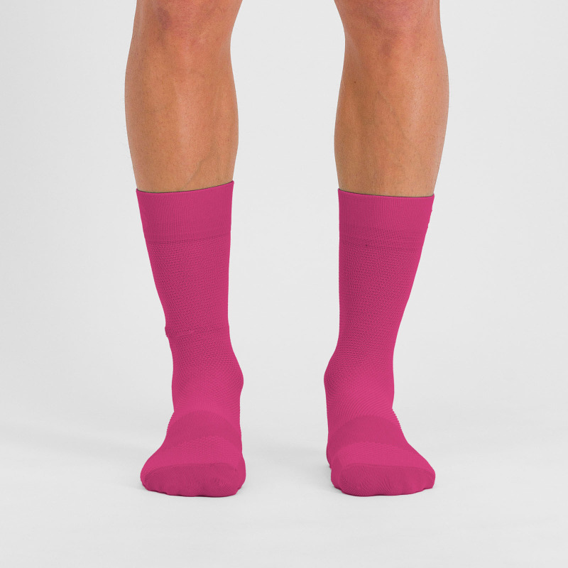 Cyklistické ponožky dámske Sportful Matchy cyklamenové