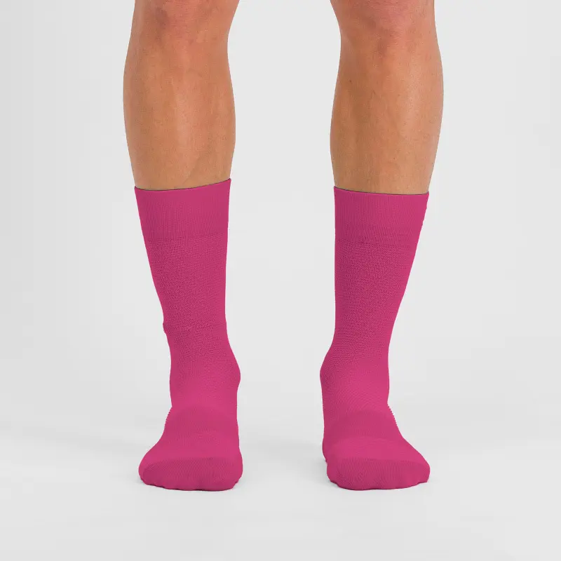 Cyklistické ponožky dámske Sportful Matchy cyklamenové