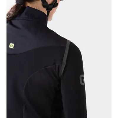 Zimná vetru a vode odolná cyklistická vesta dámska Alé Cycling Gilet Donna K-Smart čierna