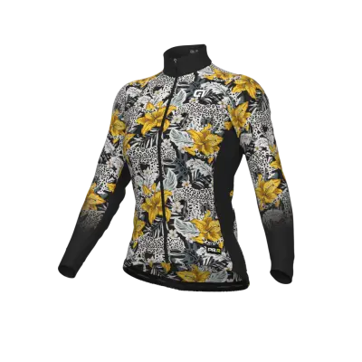 Zateplený cyklistický dres ALÉ dámský HIBISCUS PR-R_0