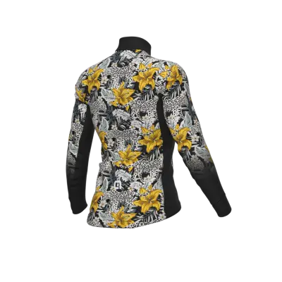 Zateplený cyklistický dres ALÉ dámský HIBISCUS PR-R_1