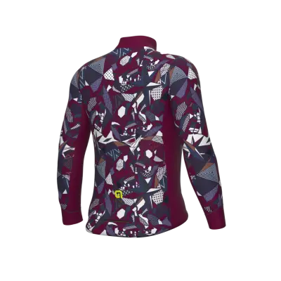 Zateplený cyklistický dres ALÉ pánský OVER PRAGMA_1
