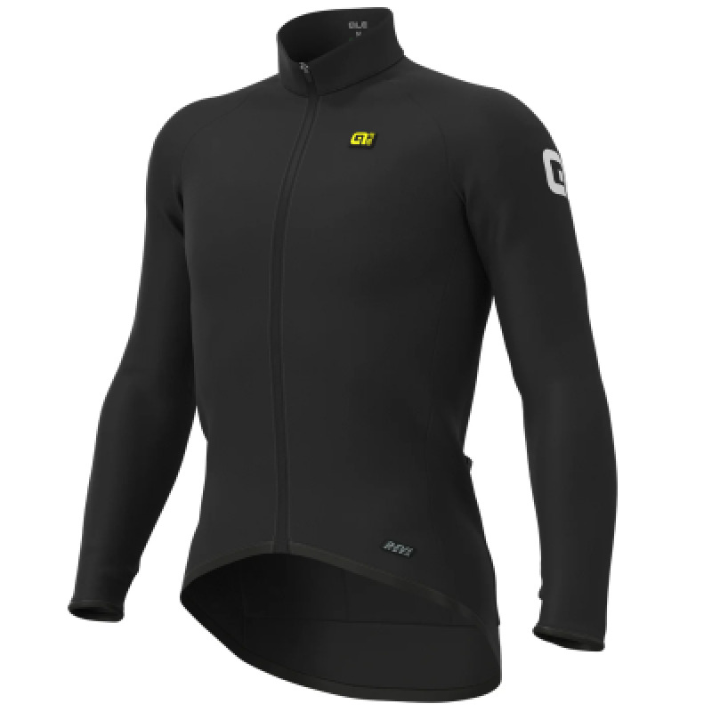 Zateplený cyklistický dres pánský Alé Cycling R-EV1 Thermal černý