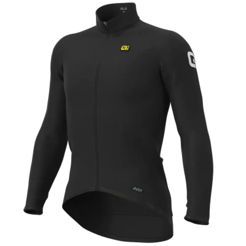 Zateplený cyklistický dres pánský Alé Cycling R-EV1 Thermal černý