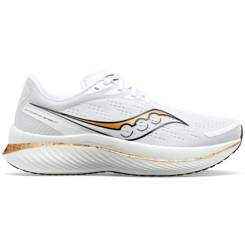 Běžecké boty Saucony Endorphin Speed 3 bílé/zlaté