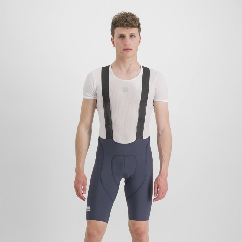 Sportful Classic férfi nyári kerékpáros nadrág kantáros pánttal, kék