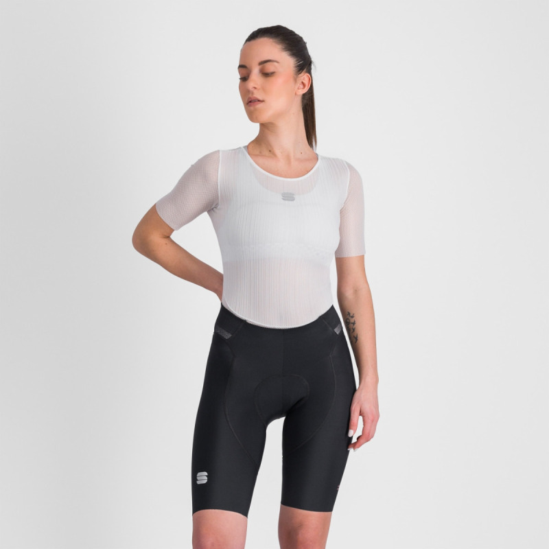 Letní cyklistické kalhoty dámské Sportful Classic černé/červené