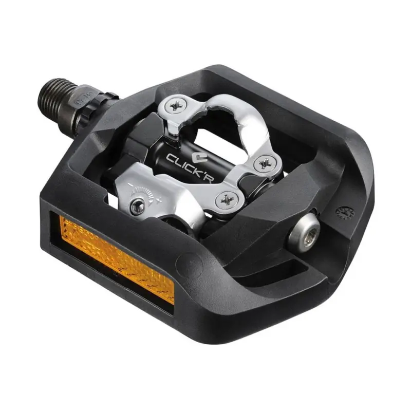 Pedále Shimano Treking T421 Click´R SPD s klietkou + zarážky SM-SH56 čierne