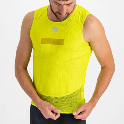 Sportful Pro Baselayer Tričko bez rukávov žlté_alt4