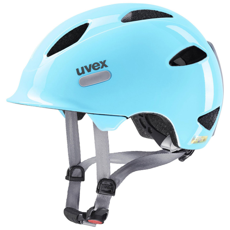 Detská cyklistická prilba Uvex Oyo modrá/sivá