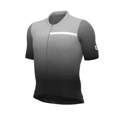  Letný cyklistický pánsky dres Alé Cycling Sprinter R-EV1 sivý front3d