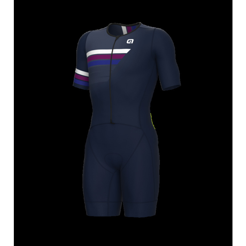 Triatlonová pánská kombinéza Alé Cycling Trigger Triathlon modrá