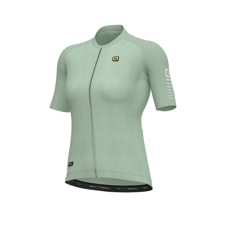 Letný cyklistický dámsky dres Alé Cycling R-EV1 Silver Cooling zelený