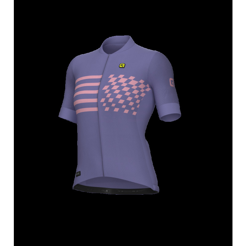 Letní cyklistický dámský dres Alé Cycling Play PR-E fialový