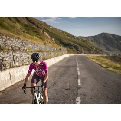 Letní cyklistický dres ALÉ dámský HIBISCUS PR-E_2