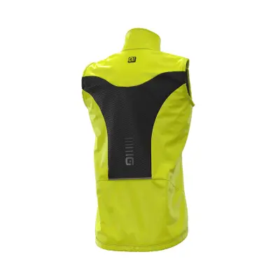 Ľahká letná cyklovesta pánska ALÉ GUSCIO LIGHT PACK fluo žltá