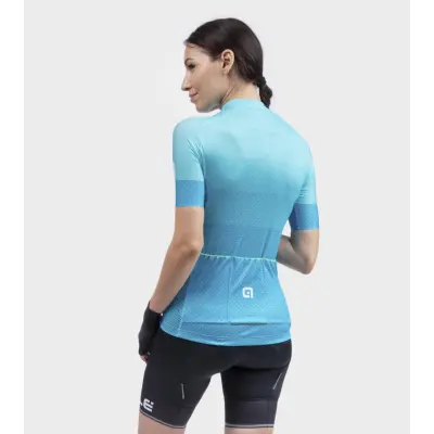 Letný cyklistický dámsky dres Alé Cycling Solid Level Lady modrý