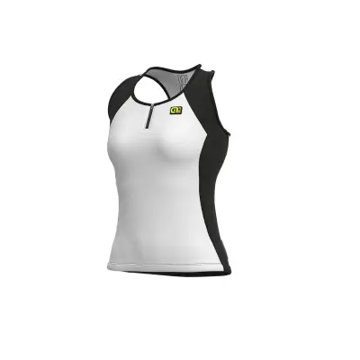 Letný cyklistický dres/tielko ALÉ SOLID COLOR BLOCK LADY