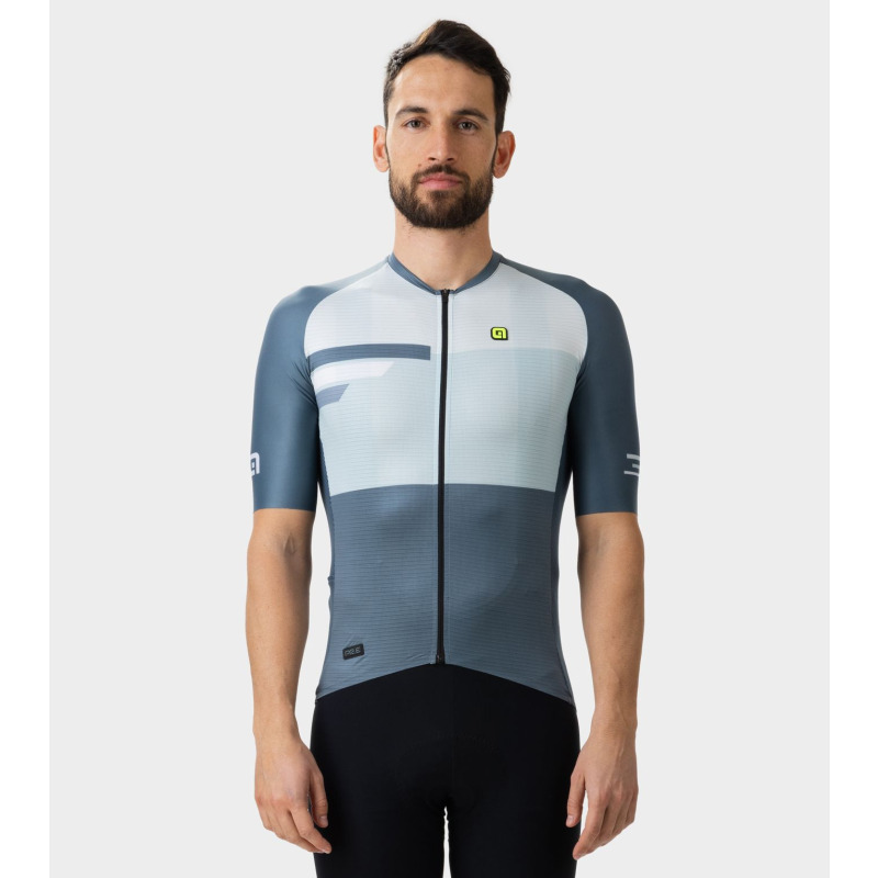 Letní cyklistický pánský dres Alé Cycling Radar PR-E šedý
