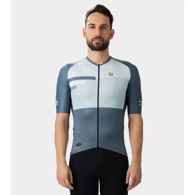 Letní cyklistický pánský dres Alé Cycling Radar PR-E šedý
