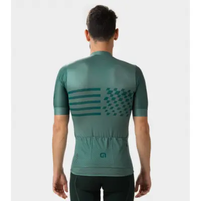 Letný cyklistický pánsky dres Alé Cycling Play PR-E zelený