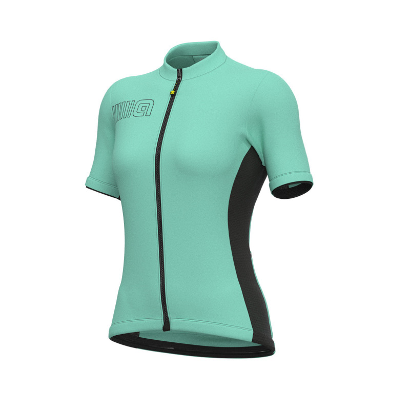 Letní cyklistický dámský dres Alé Cycling Solid Color Block Lady modrý