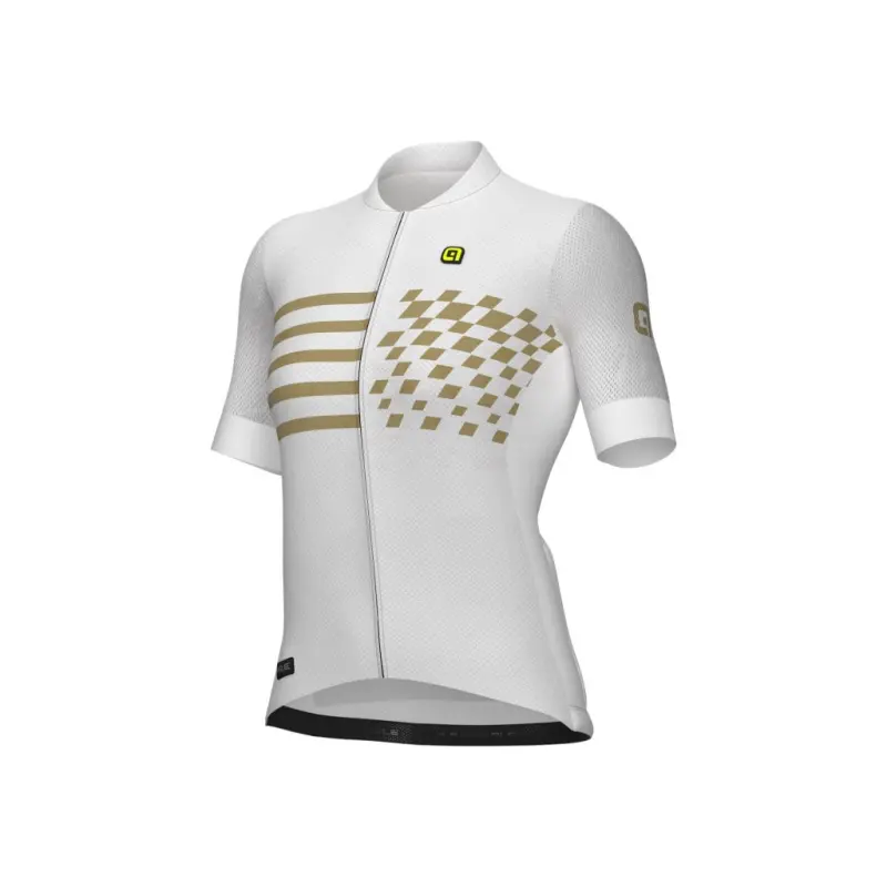 Letný cyklistický dámsky dres Alé Cycling Play PR-E biely