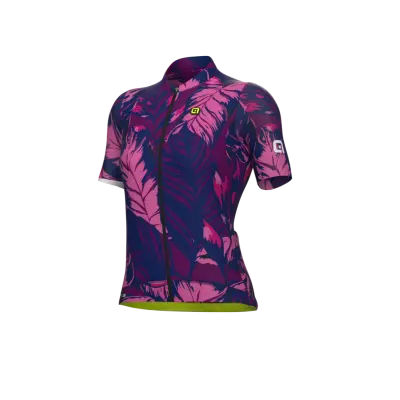 Letní cyklistický dres ALÉ dámský LEAF PR-S_0