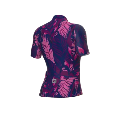 Letní cyklistický dres ALÉ dámský LEAF PR-S_1
