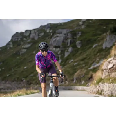 Letní cyklistický dres ALÉ dámský LEAF PR-S_3