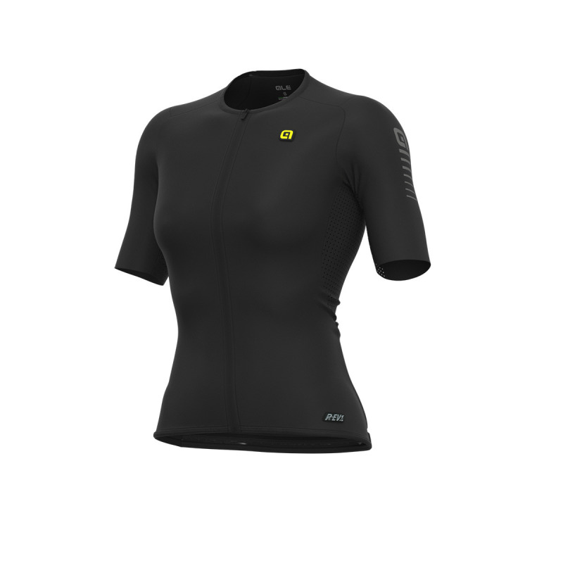 Letní cyklistický dámský dres Alé Cycling R-EV1 Race Special Lady černý