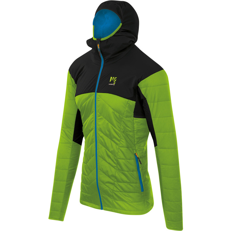 Zimní outdoorová bunda pánská Karpos Lyskamm Evo limetková/černá