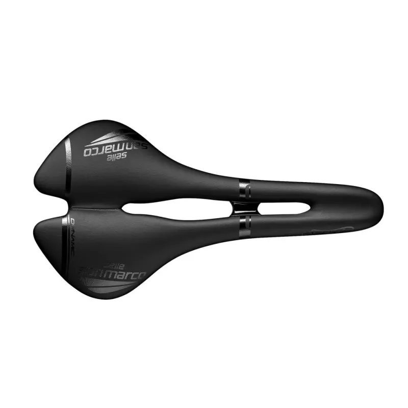Cyklistické sedlo unisex Selle San Marco Aspide Open-Fit Dynamic Wide (black/black)
