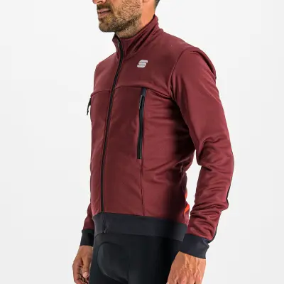 Sportful FIANDRE WARM bunda tmavočervená_alt3