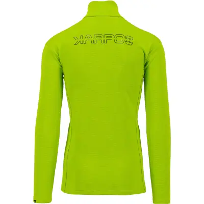 outdoorova-fliska-karpos-pizzocco-half-zip-limetkova