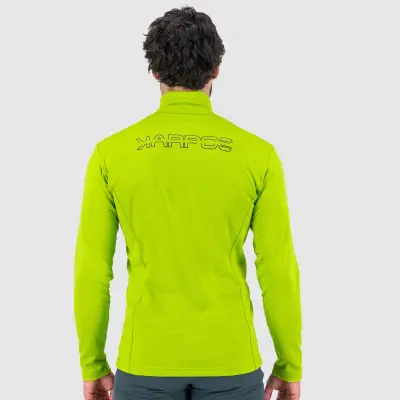 Karpos outdoorová flíska Pizzocco Half Zip pánska limetková