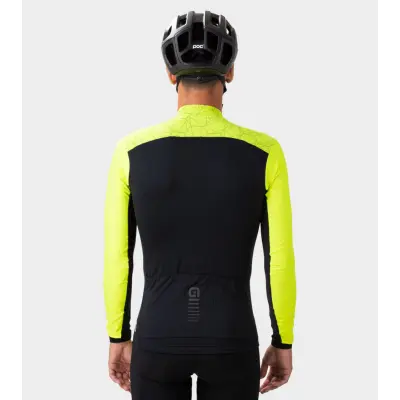 Zateplený pánsky cyklistický dres Alé Cycling Velocity Plus R-EV1 žltý