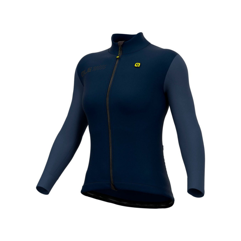 Zimná cyklistická dámska bunda Alé Cycling Solid Fondo 2.0 modrá