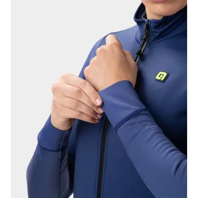 Alé Cycling zimná cyklistická bunda Solid Fondo dámska modrá