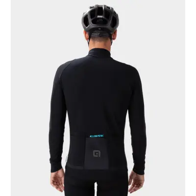 Zateplený cyklistický dres pánský Alé KLIMATIK K-Idro černý