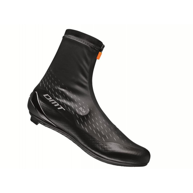 Cestné cyklistické tretry zimné DMT WKR1 čierne/oranžové