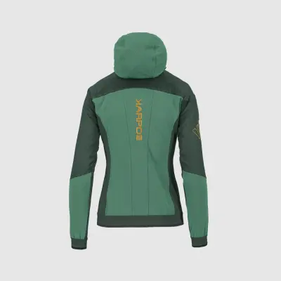 Frosty/tmavozelená skialpová dámska bunda Karpos Alagna Plus Evo