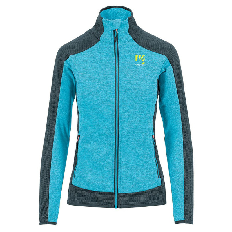 Outdoorová flíska dámska Karpos Odle tyrkysová/bridlicová