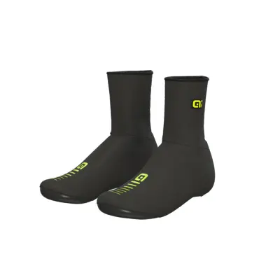 Voděodolné cyklistické návleky na tretry ALÉ ACCESSORI RAIN 2.0 čierne/žlté