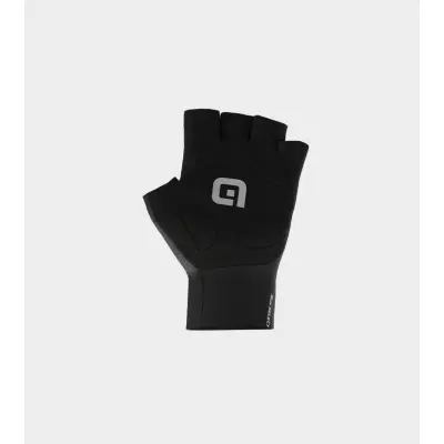 Letné cyklistické rukavice Alé Sunselect Crono Glove čierne/žlté