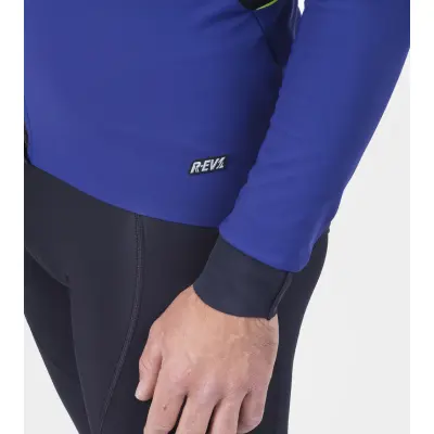 Alé Cycling zimná cyklistická bunda R-EV1 Future Warm pánska modrá