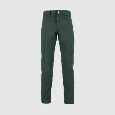 Outdoorové nohavice pánske Karpos Jelo Evo Plus tmavozelené