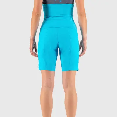 Tyrkysové/tmavomodré outdoorové letné  krátke nohavice dámske Karpos Tre Cime